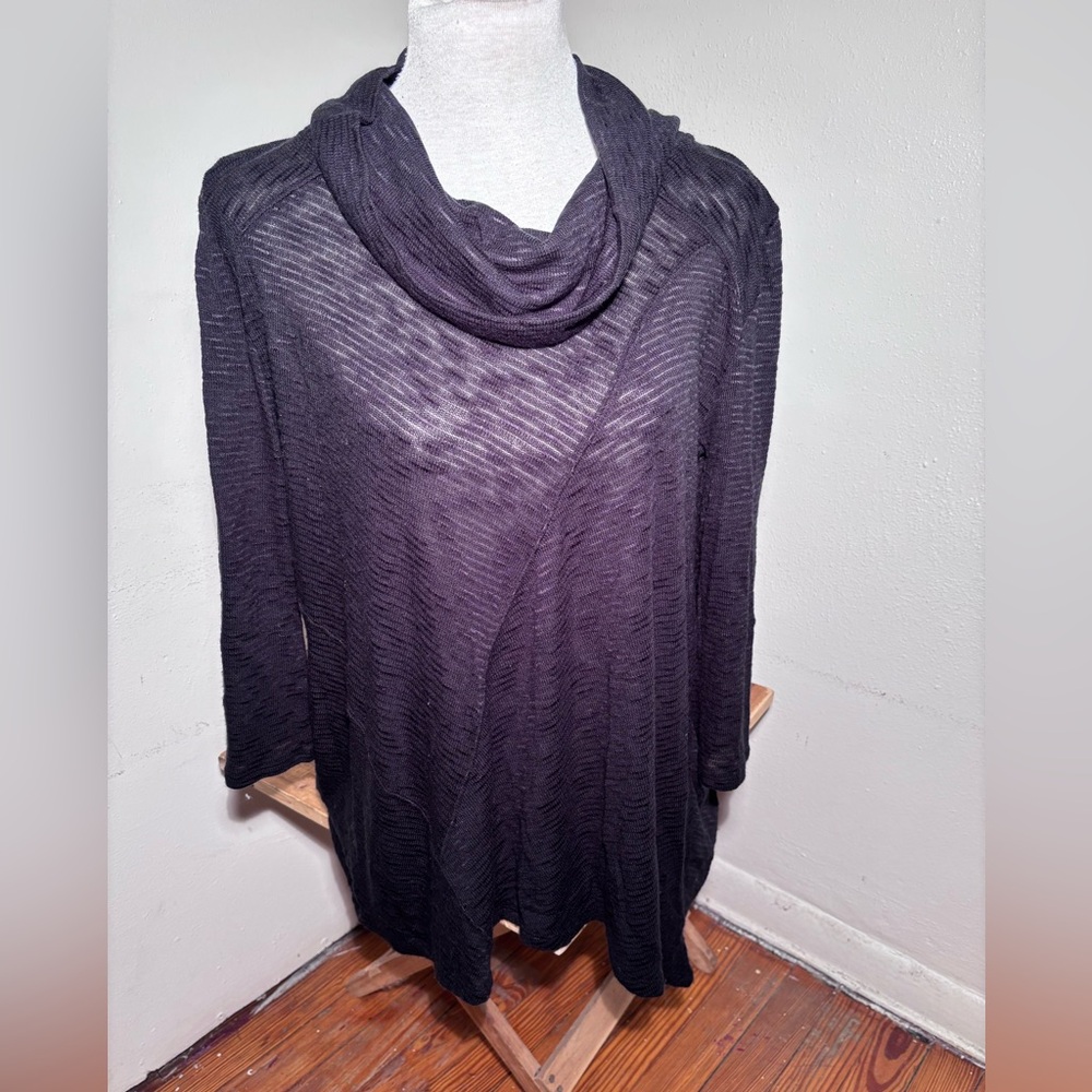 DKNY Cowl Neck Knit Top